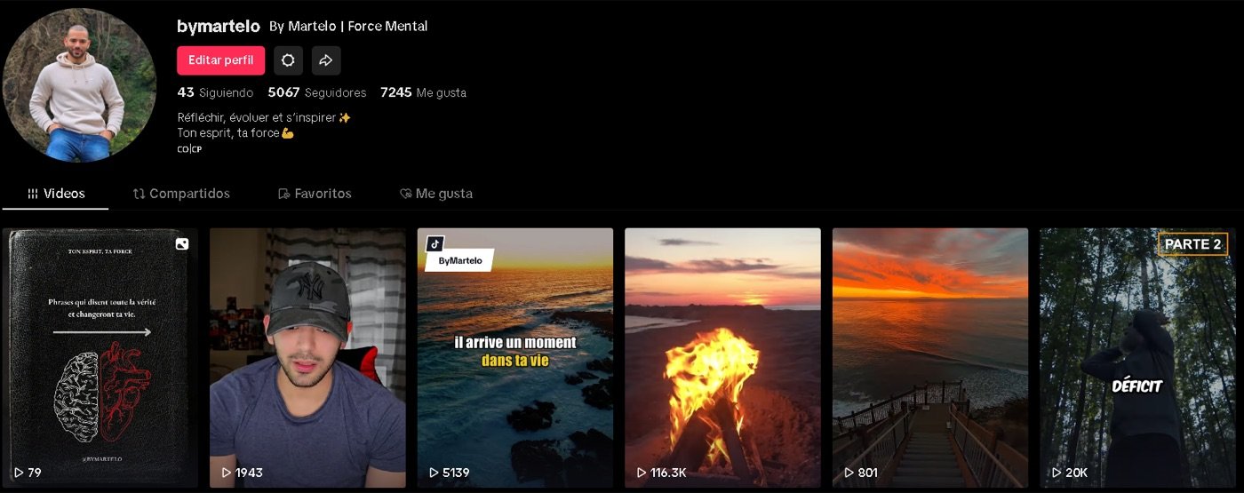 Montage de contenus vidéo courts du projet ByMartelo sur la psychologie