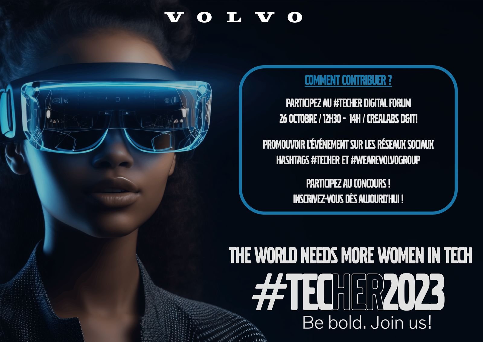 Affiche Volvo Women in Tech